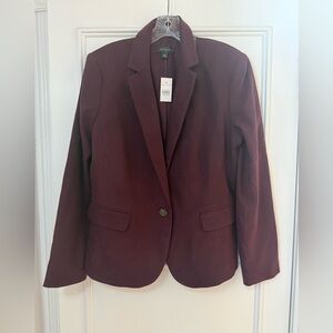 Ann Taylor Deep Red Blazer